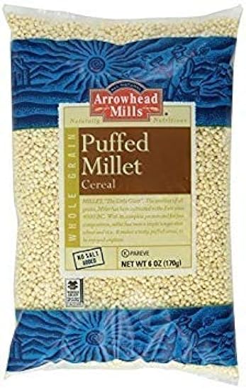 Arrowhead Mills - All Natural Puffed Millet Cereal - Case of 12 - 6 oz. 27621283