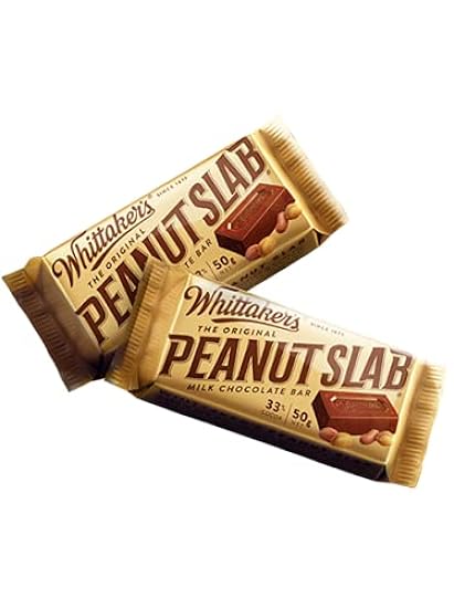 Whittaker´s Original Peanut Slab 50g (Pack of 36) 