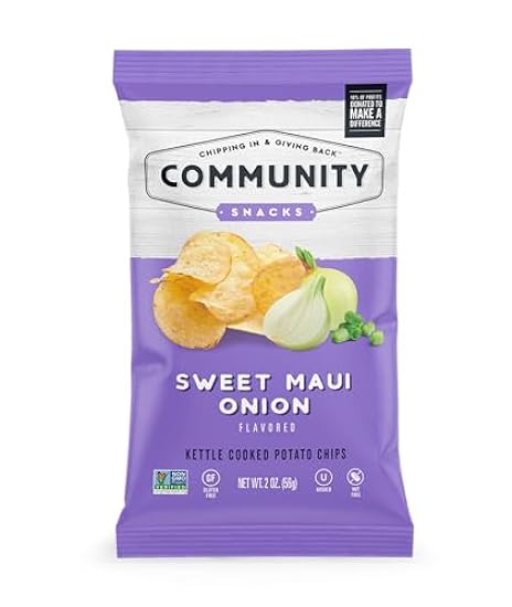 Community Snacks - 25 Count Sweet Maui Onion Flavor Ket