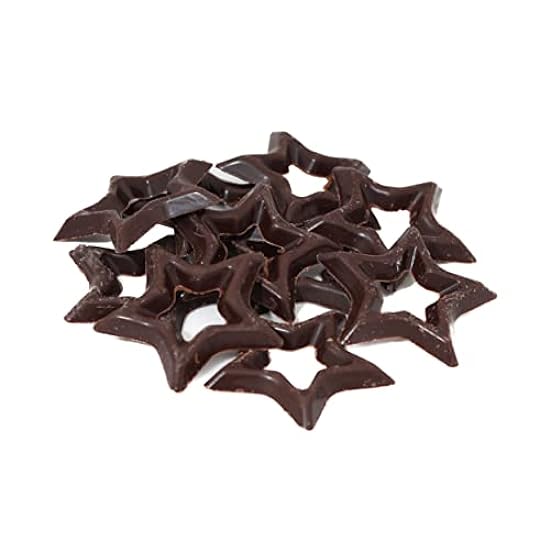 Dark Chocolate Star Decorations, OliveNation Dark Choco
