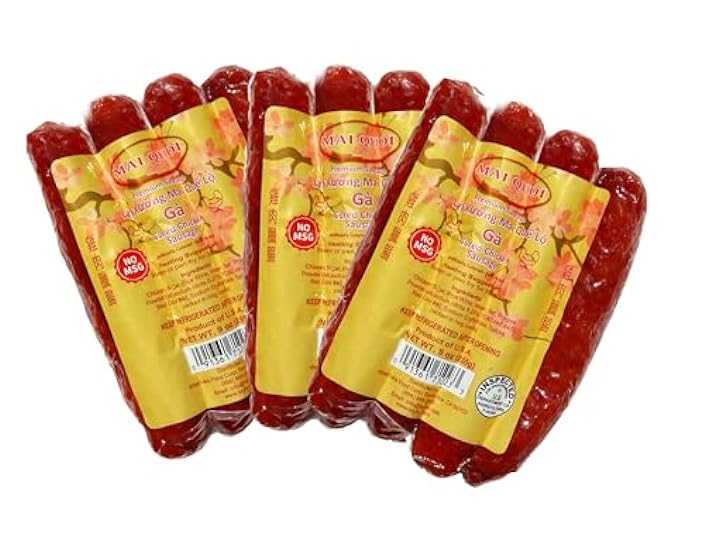 Japanese Chinese style sausage 3 packs of chicken 27oz No MSG Made In USA 401699313