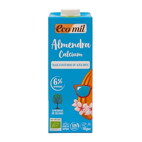 Ecomil Organic Almond Calcium Drink 1 Litre (Pack of 3) 685787674