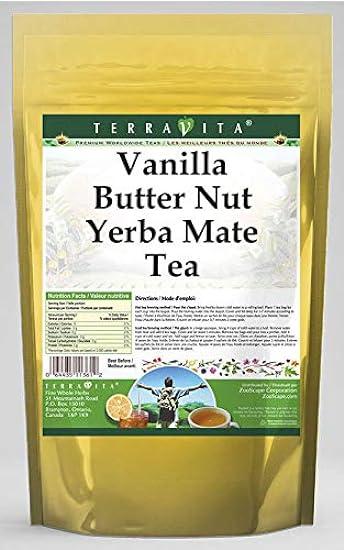 Vanilla Butter Nut Yerba Mate Tea (25 tea bags, ZIN: 55