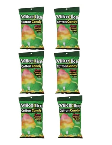 Bulk Mike and Ike Cotton Candy Special Edition Nostalgia Candy 3 oz Bags (Pack of 6) 426730436