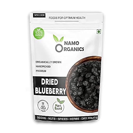 Admart Namo Organics - Dried Whole Blueberries - 500 Gm