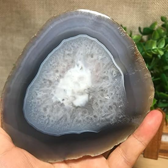 252g Bonsai Suiseki-Natural Cut Agate into Flakes Stone-Rare Stunning Viewing 65 952051758