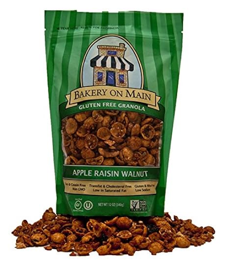 Bakery On Main Apple Raisin Walnut Granola Gluten Free 12 oz. ( pack of 24) 600722134