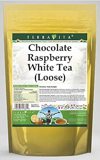 Chocolate Raspberry White Tea (Loose) (4 oz, ZIN: 53917