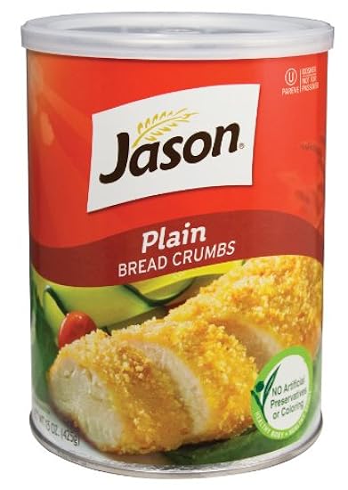 Jason Bread Crumbs Bread Crumbs Plain, 15-ounces (Pack of6) 925972937