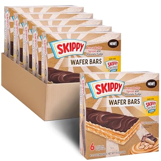 Skippy Natural Peanut Butter And Chocolate Fudge Wafer 