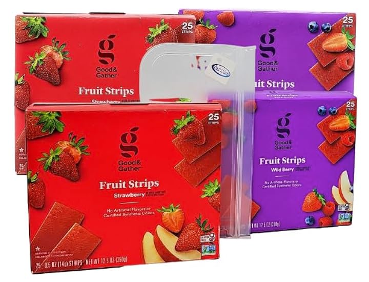 Good and Gather Strawberry and Wild Berry Fruit Strips,