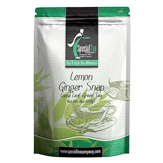 Special Tea Loose leaf Green Tea, Lemon Ginger Snap Org
