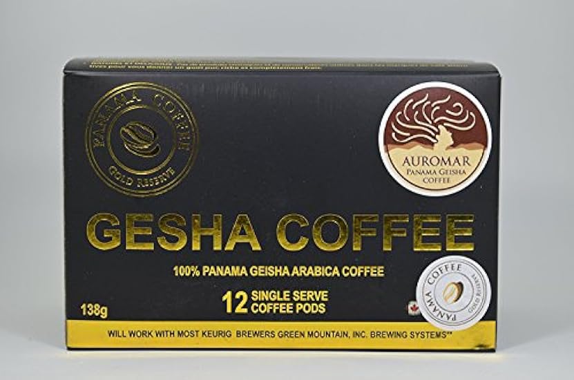 12 Panama Auromar Geisha Coffee Capsule Cups 418587011