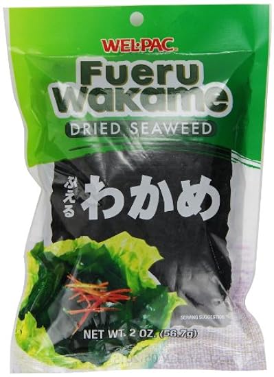 Welpac Seaweed, Fueru Wakame, 2 Ounce (Pack of 36) 785204257