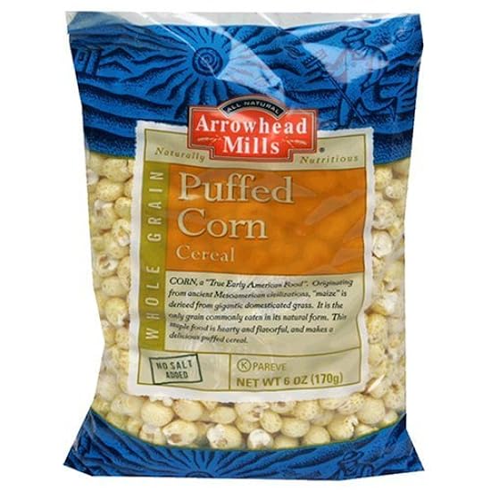 Arrowhead Mills Puffed Corn Cereal 6 OZ(Pack of 48)48 491722073