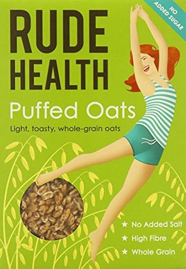 Rude Health Foods Puffed Oats 175g (Pack of 8) 206040798