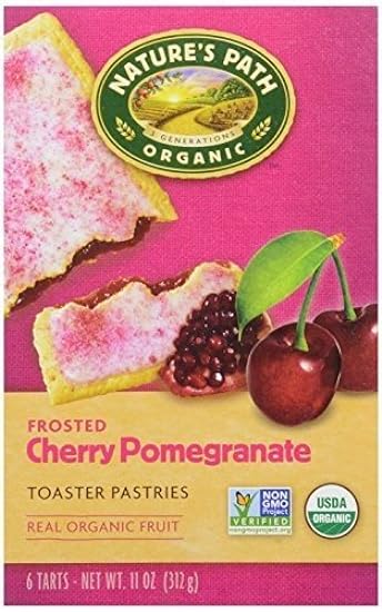Nature´s Path Organic Toaster Pastries, Frosted Cherry Pomegranate, 6-Count Boxes (Pack of 12) ( Value Bulk Multi-pack)72 255934254