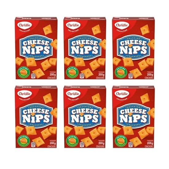 Christie Cheese Nips Cheddar Baked Snack Crackers, 200g