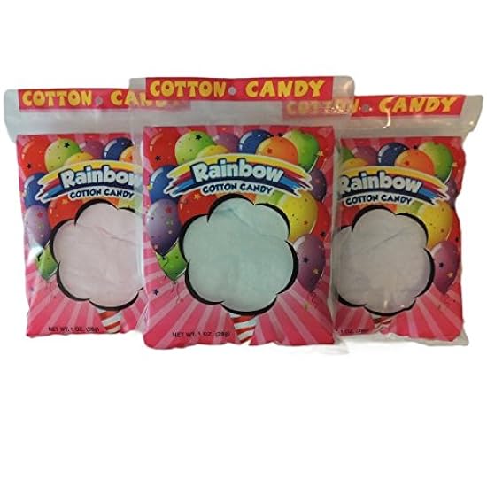 Cotton Candy, 1 oz bags - Rainbow Themed (12 count) 552