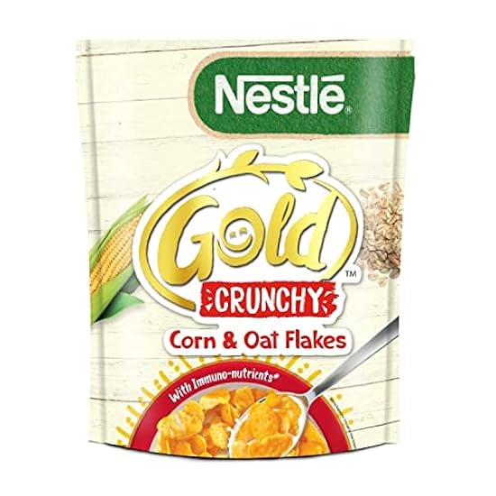 BBRATS Crunchy Oat and Corn Flakes, Breakfast Cereal - 850g | With Immuno-Nutrients & The Goodness of Whole Grains 900289495