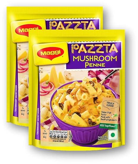 Maggi Pazzta Mushroom Penne 64g (Pack of 2) Unique 334463741