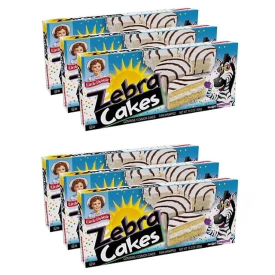 Little Debbie Zebra Cakes Twin-Wrapped 6 ct. Cakes 13.1 oz (Pack of 6) 473535170