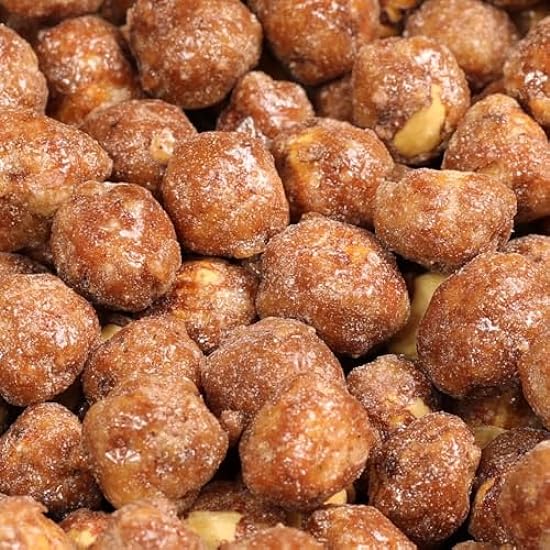 Gourmet Toffee Coated Macadamia by Its Delish, 5 lbs Bulk Bag, Sweet Crunchy Caramelized Nuts Snack 540785323
